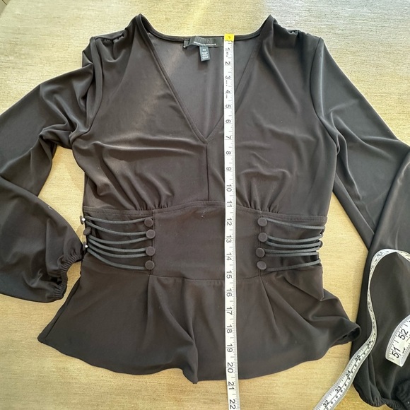 Long Sleeve Button Side Matte Jersey
Peplum Top | White House Black Market xs - Picture 6 of 7